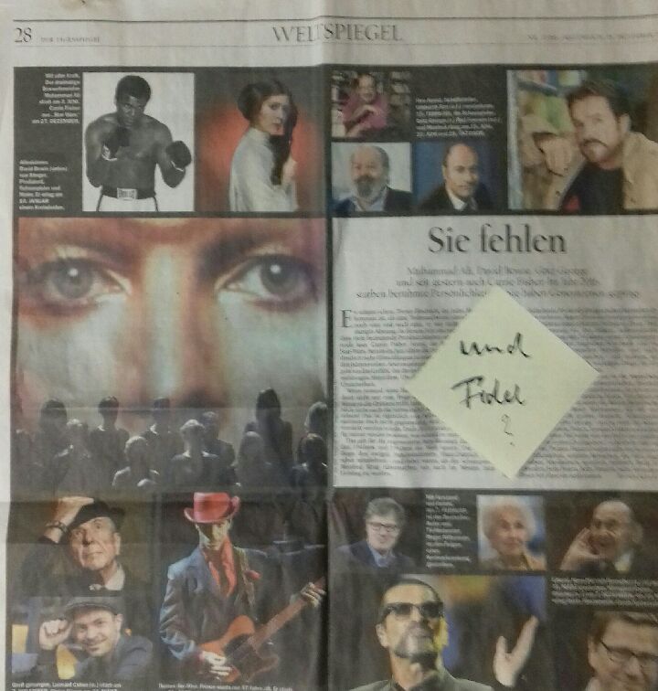 Sie werden uns fehlen.