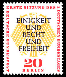 Lied-der-Deutschen:Briefmarke